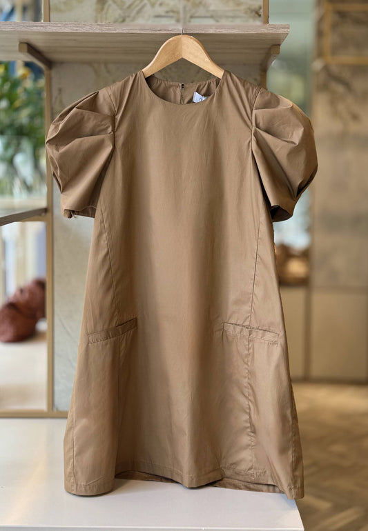 MOTEL - Abito Al Ginocchio Cognac
