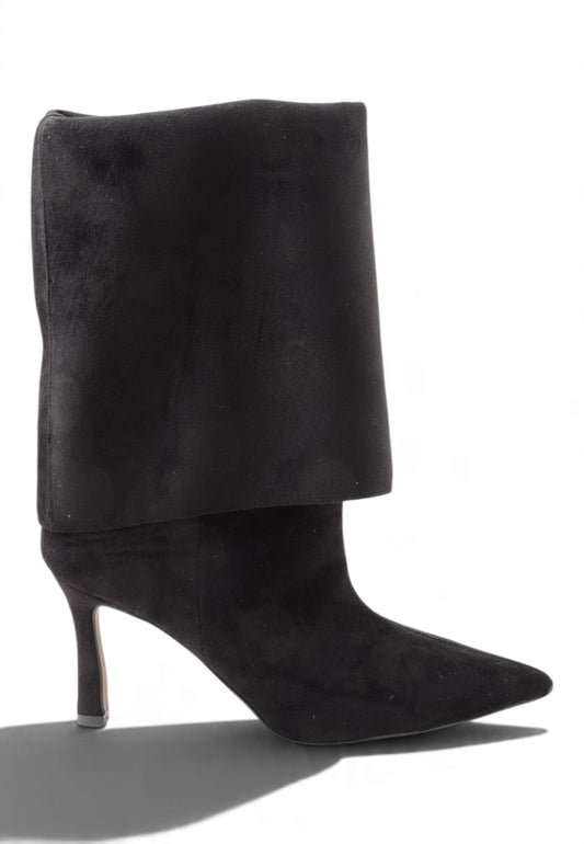 DIVINE FOLLIE - Stivale Modulare In Camoscio Nero