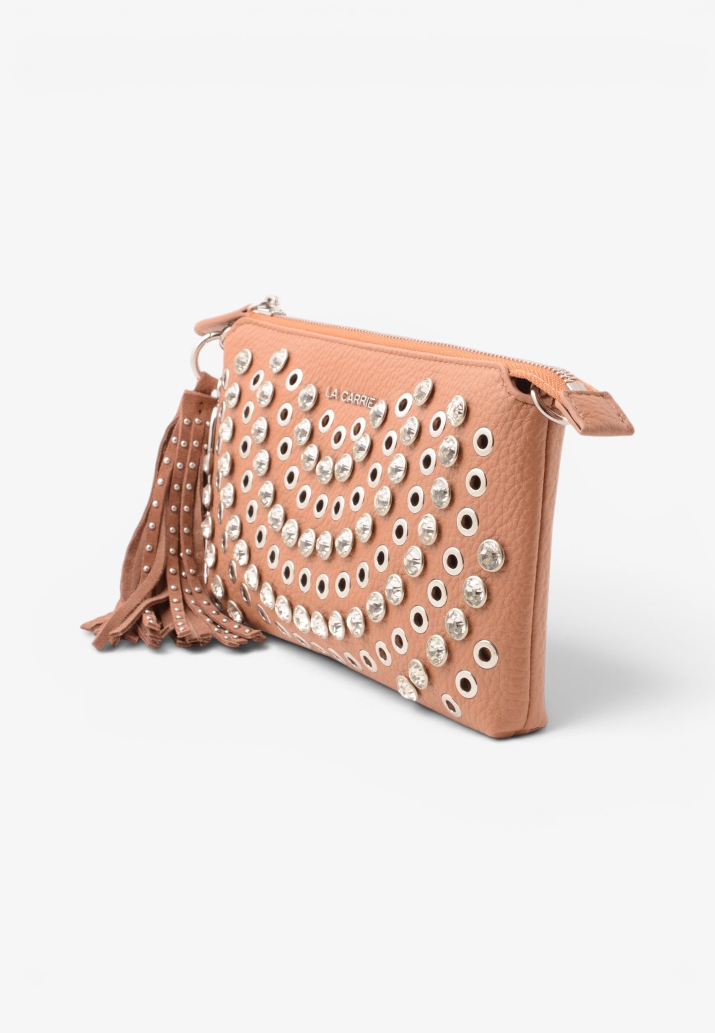 LA CARRIE - Portafoglio Pochette Strass Andromeda Cotto