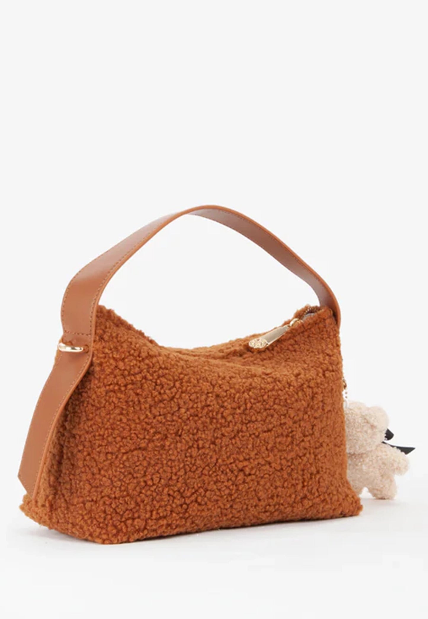 V73 - Borsa a Spalla Teddy Cuoio