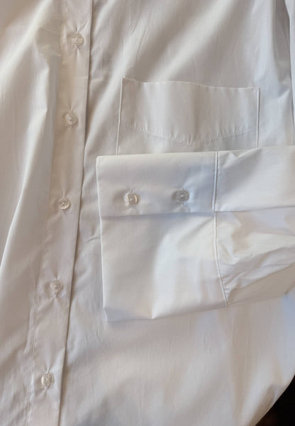 PLEASE - Camicia Over Bianco