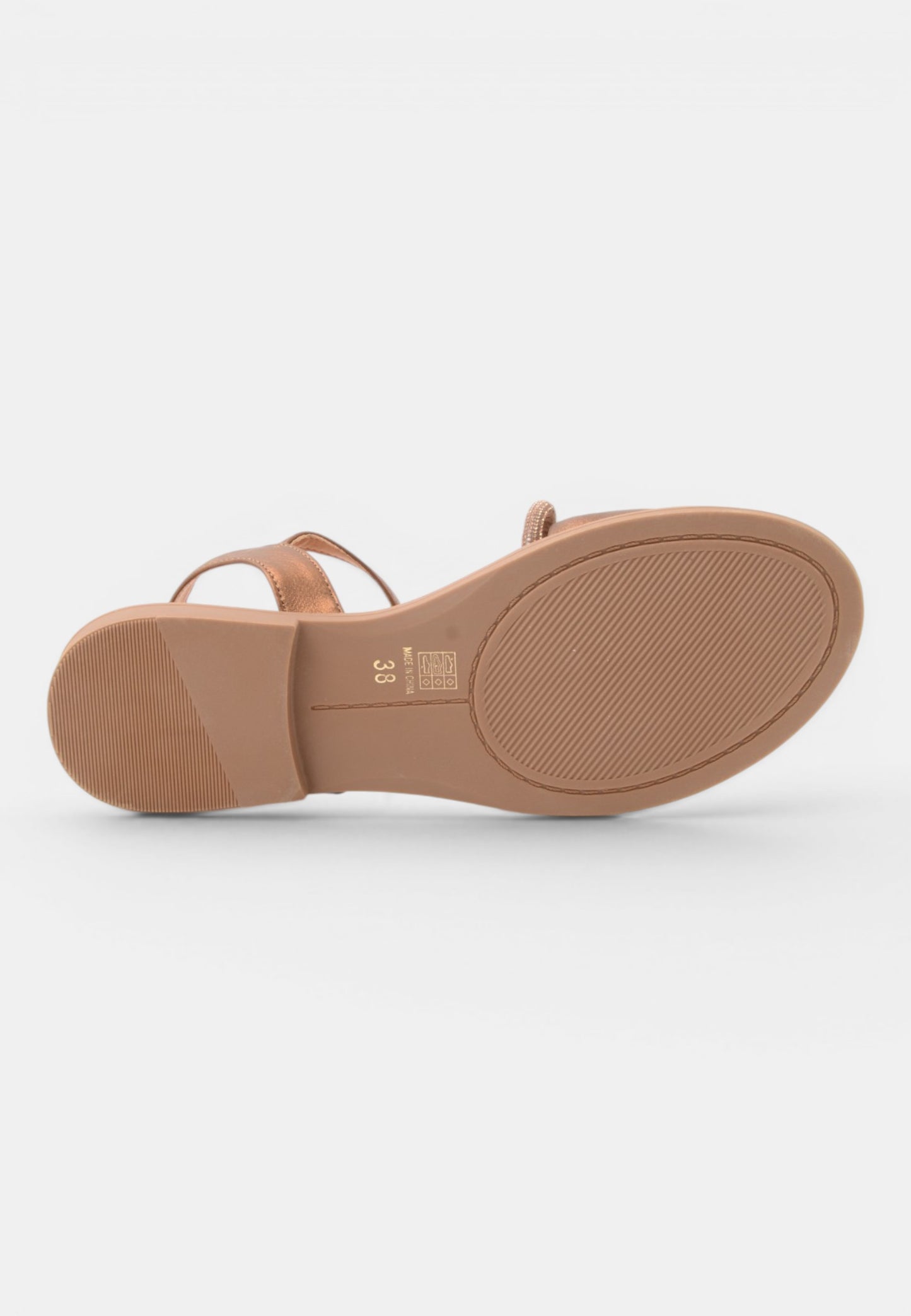 GOLD&GOLD - Sandalo Intreccio Bronzo