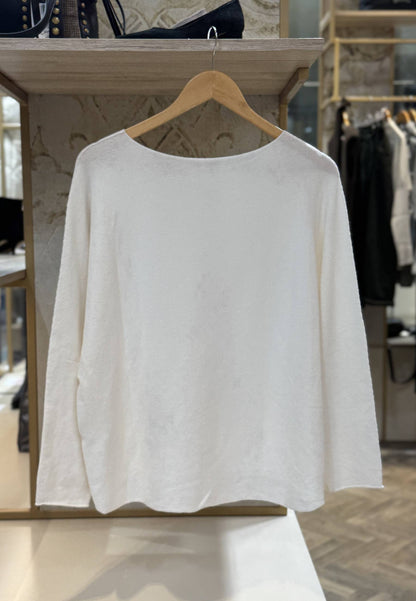 NUNZIA - Maglia Over Bianca