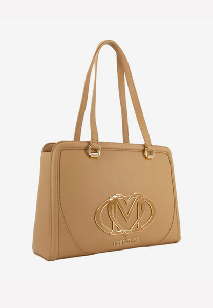 LOVE MOSCHINO - Shopping Bag Beige