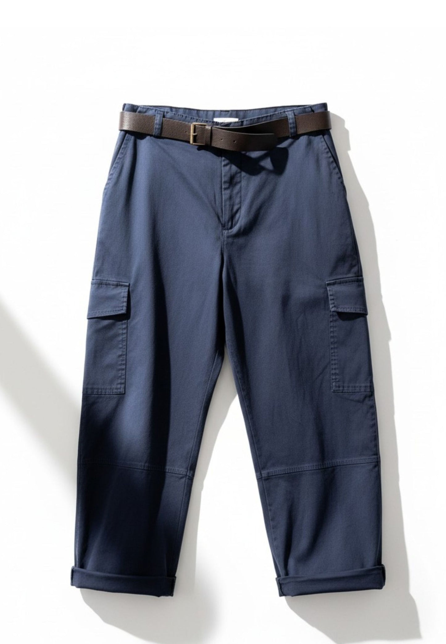 SUSY STAR CURVY - Pantalone Cargo Blu