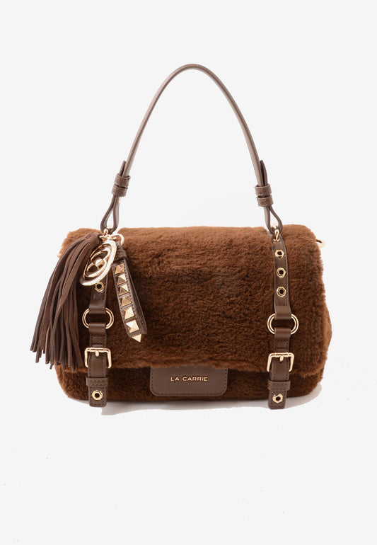 LA CARRIE - Shopping Bag Teddy Mocha