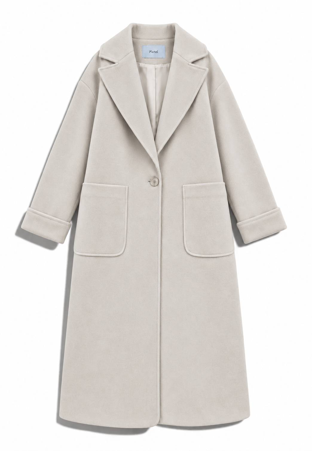 MOTEL - Cappotto Lungo Monobottone Casha