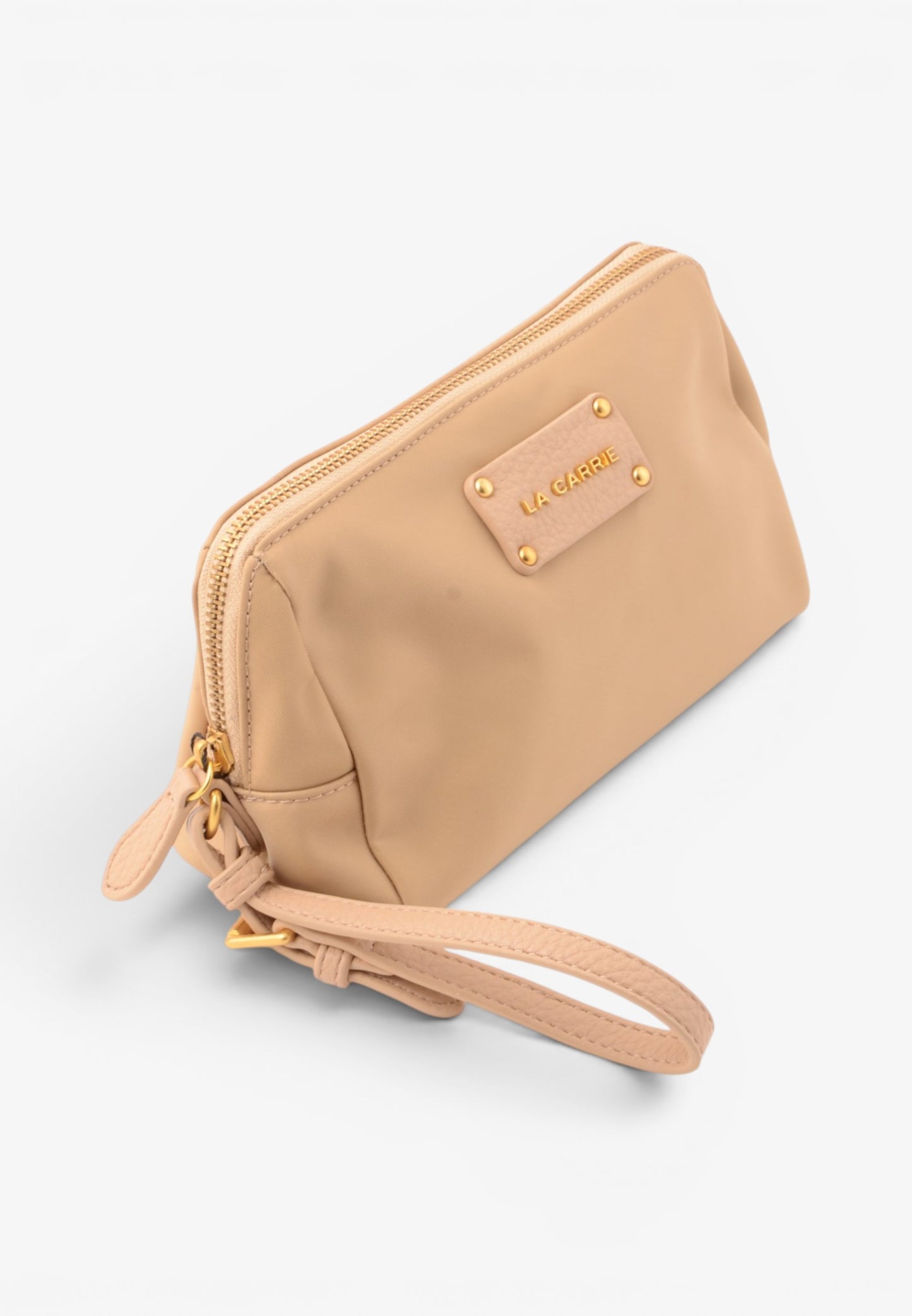 LA CARRIE - Pochette Beauty DARK NYLON Beige