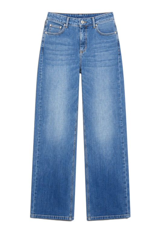 MOTEL - Jeans Wide Leg Lavaggio Medio