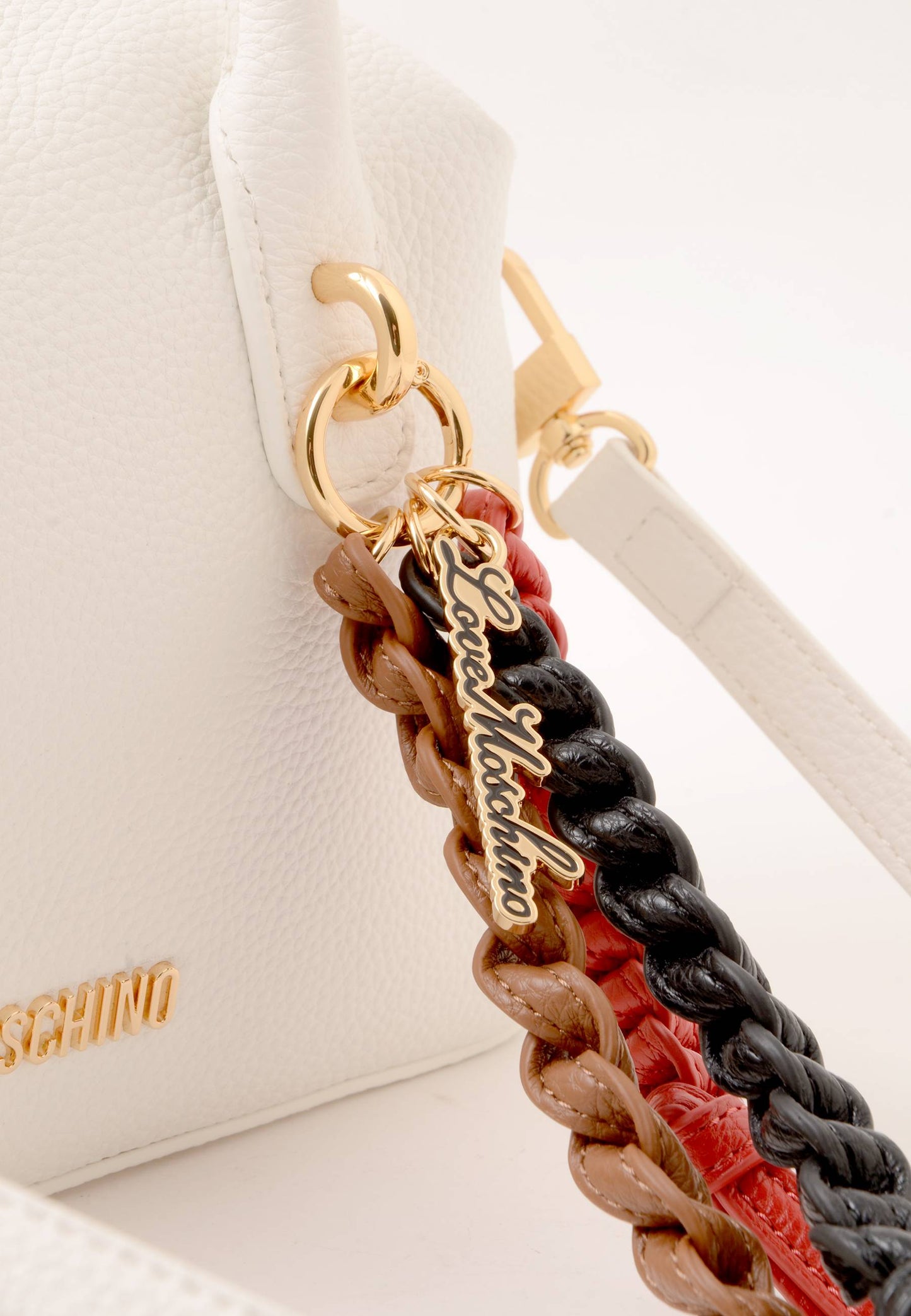 LOVE MOSCHINO - Borsa A Mano VERA PELLE Bianco