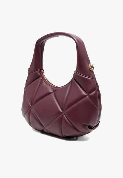 LOVE MOSCHINO - Hobo Bag Embossed Vino