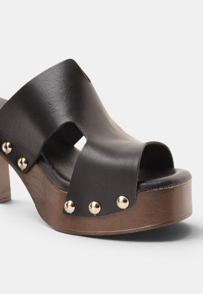 DIVINE FOLLIE - Zeppa Vitello Nero