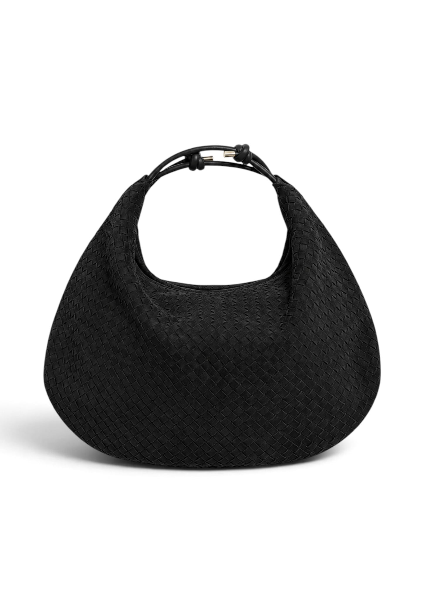 NUNZIA - Hobo Bag Scamosciata Nero