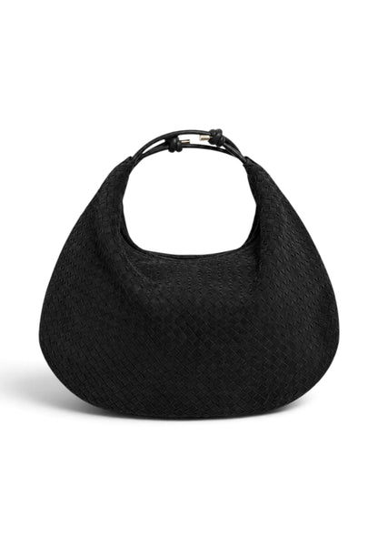 NUNZIA - Hobo Bag Scamosciata Nero