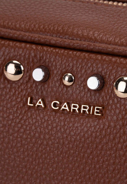 LA CARRIE - Borsa A Tracolla Borchie Cuoio
