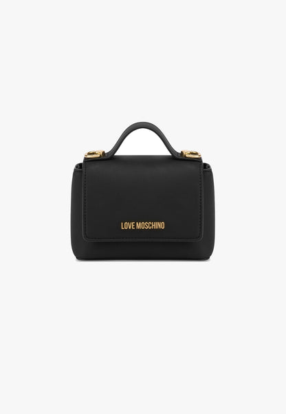 LOVE MOSCHINO - Mini Borsetta Strass Nero