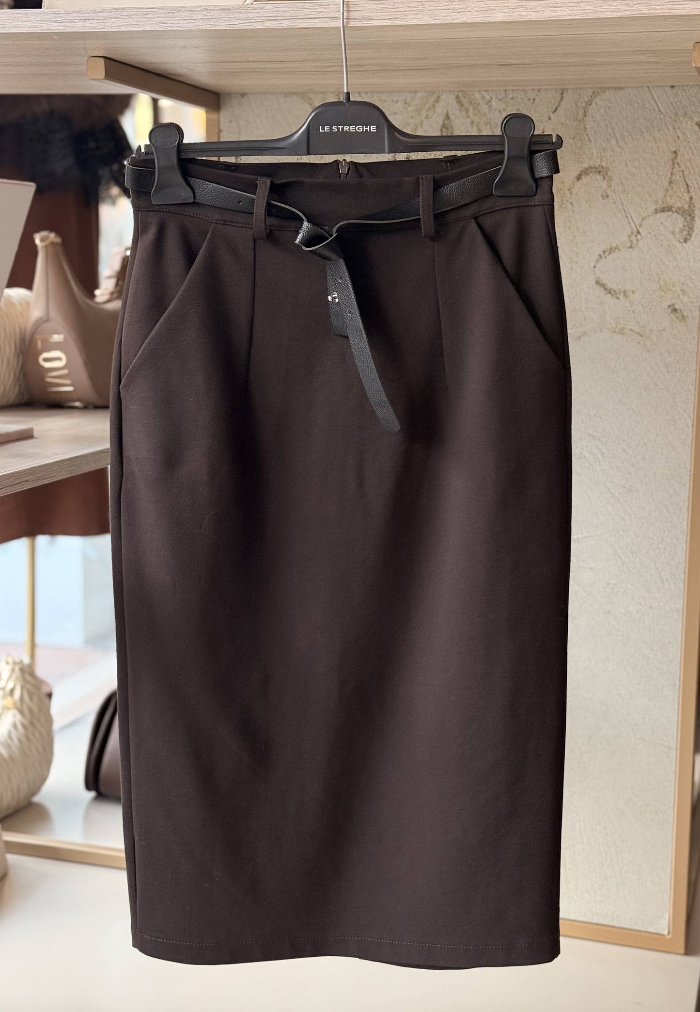 LE STREGHE - Gonna Tubino Moro