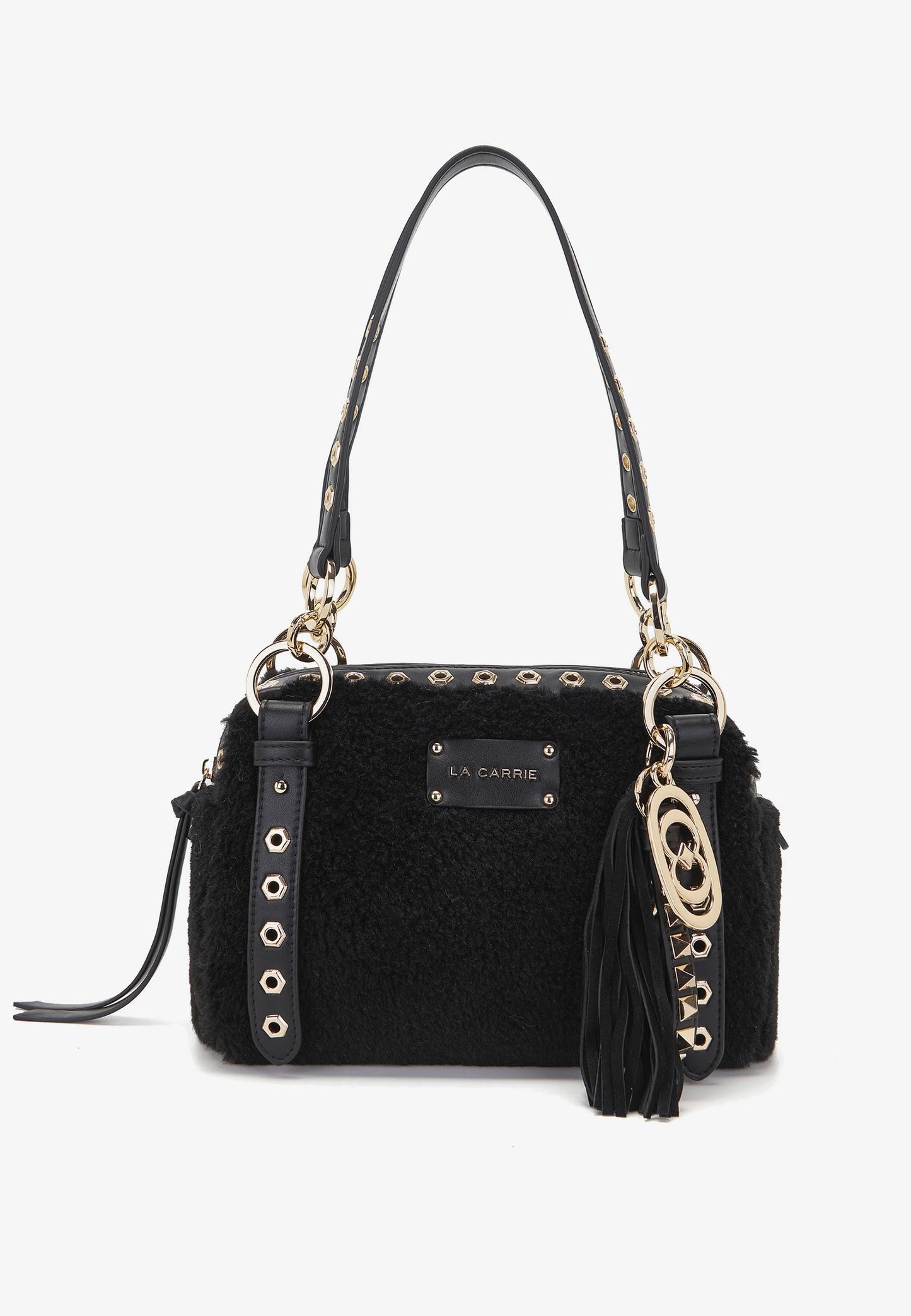 LA CARRIE - Borsa A Mano Teddy Nero