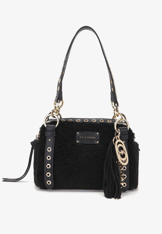 LA CARRIE - Borsa A Mano Teddy Nero