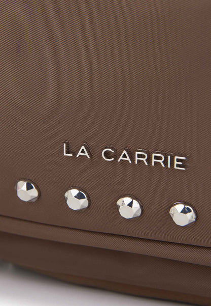 LA CARRIE - Secchiello Dark Nylon Borchie Mocha