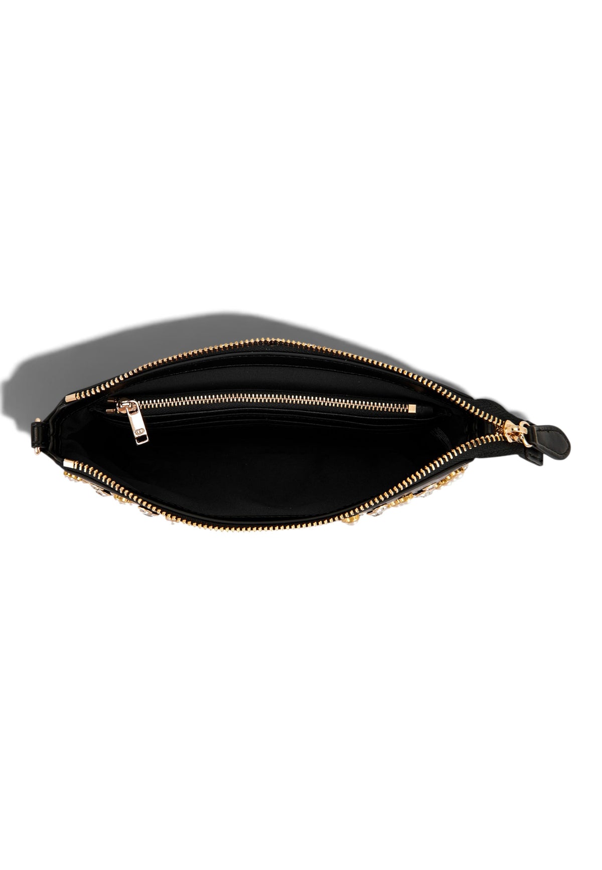 LA CARRIE - Pochette Andromeda Double Wallet Nero e Bianco