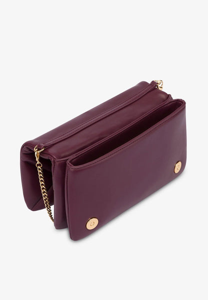 LOVE MOSCHINO -  Borsetta A Tracolla Embossed Vino
