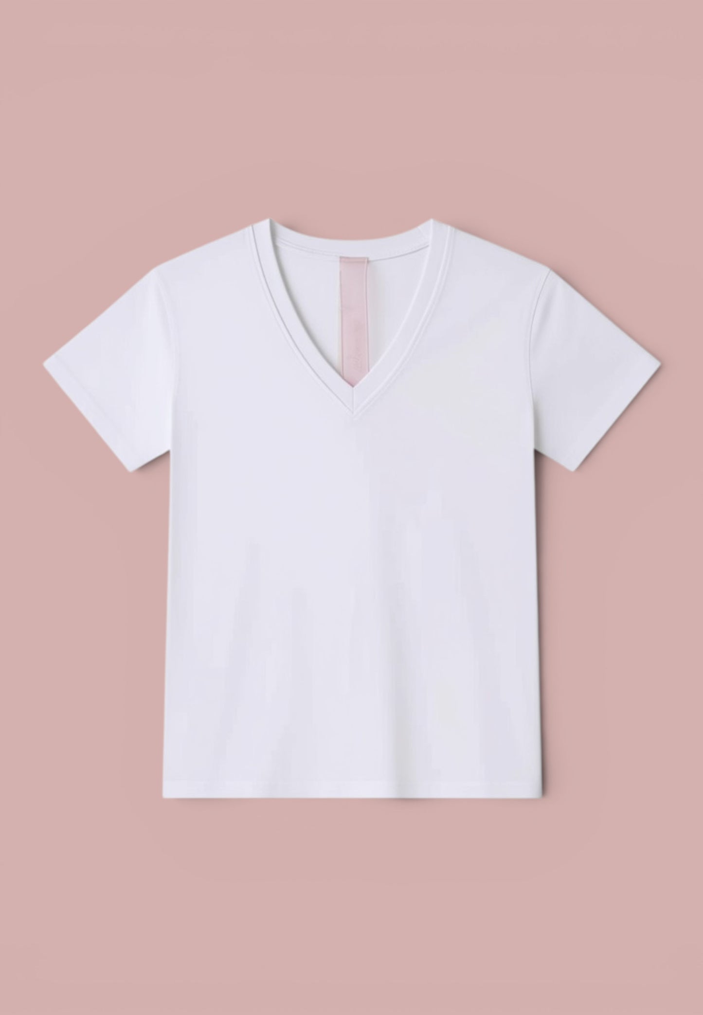 MINERVA - T-shirt Scollo V Bianco