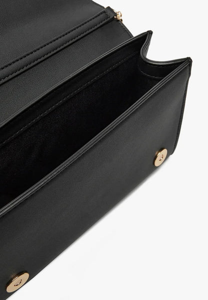 LOVE MOSCHINO - Borsetta A Tracolla Lettering Nero