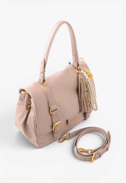LA CARRIE - Shopping Bag DARK NYLON Taupe