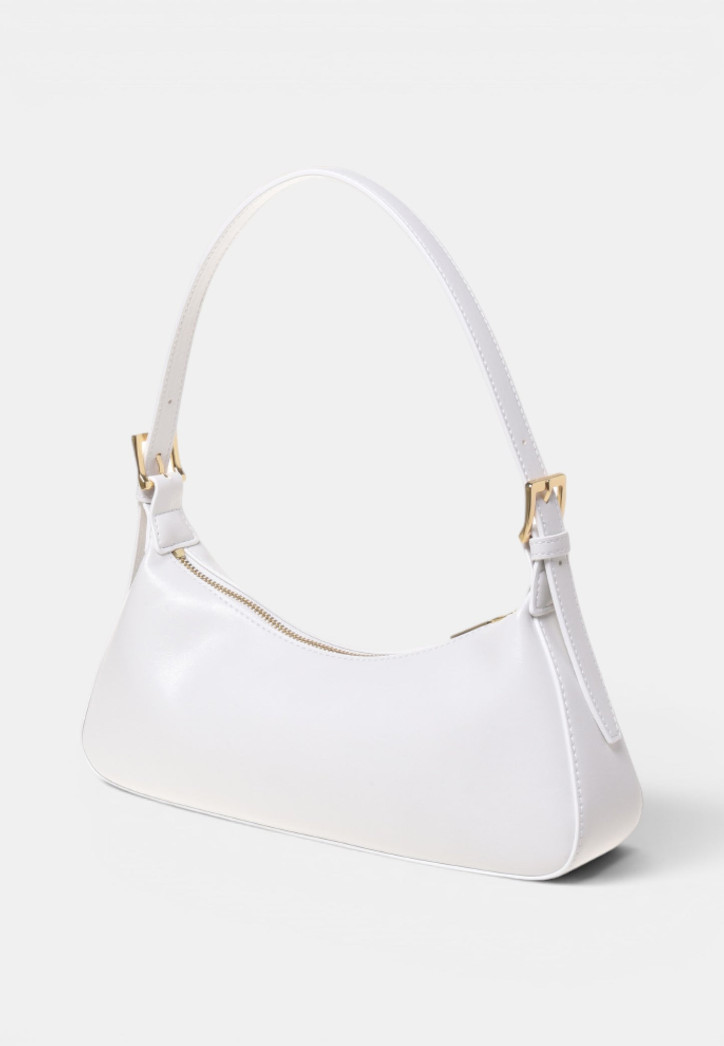 LOVE MOSCHINO - Borsetta A Spalla Logo Brand Bianco