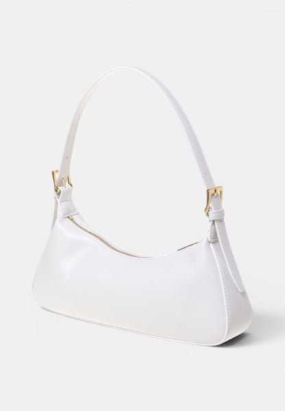 LOVE MOSCHINO - Borsetta A Spalla Logo Brand Bianco