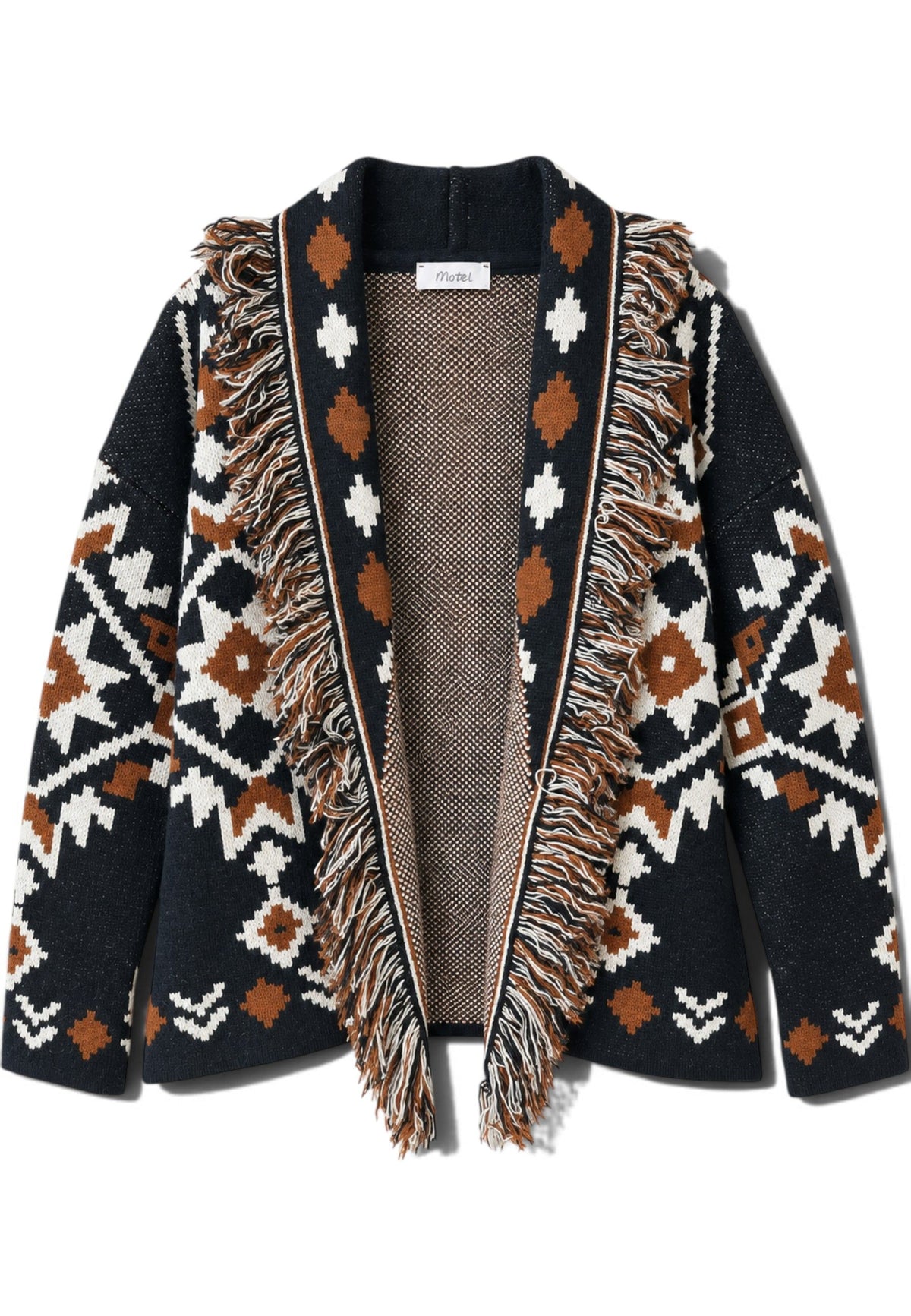 MOTEL - Cardigan Navajo Blu