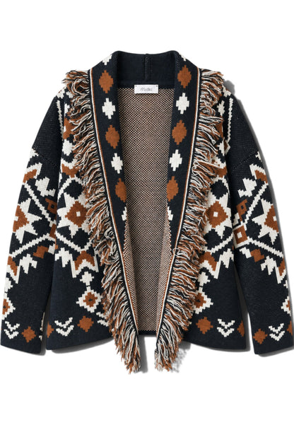 MOTEL - Cardigan Navajo Blu