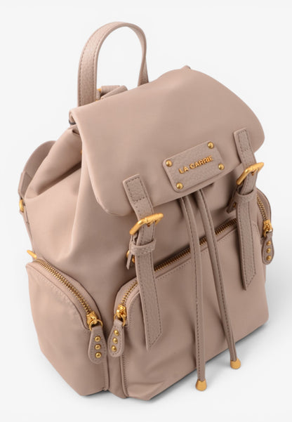 LA CARRIE - Zaino Dark Nylon Taupe