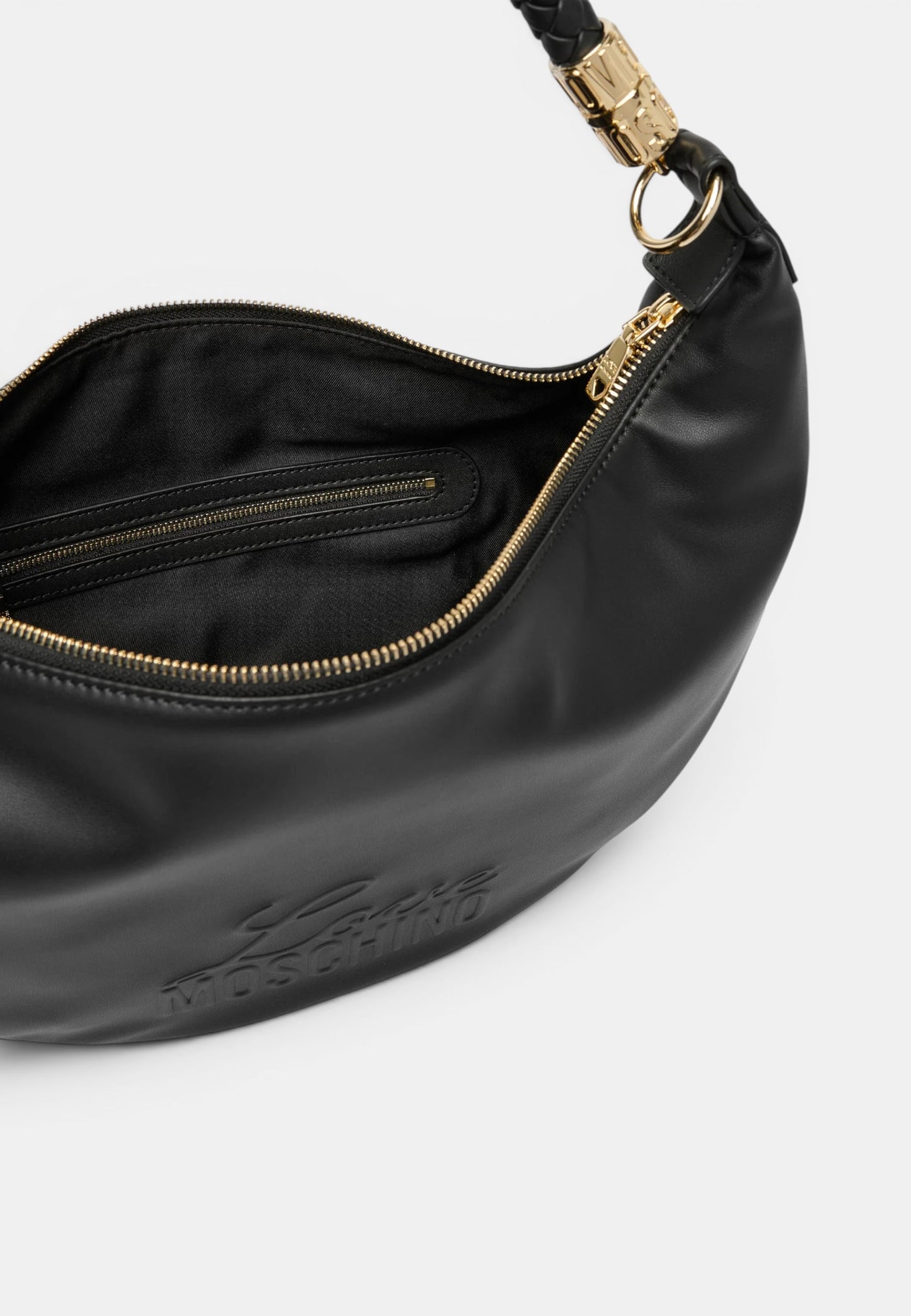 LOVE MOSCHINO - Borsa A Spalla Hobo Signature Nero