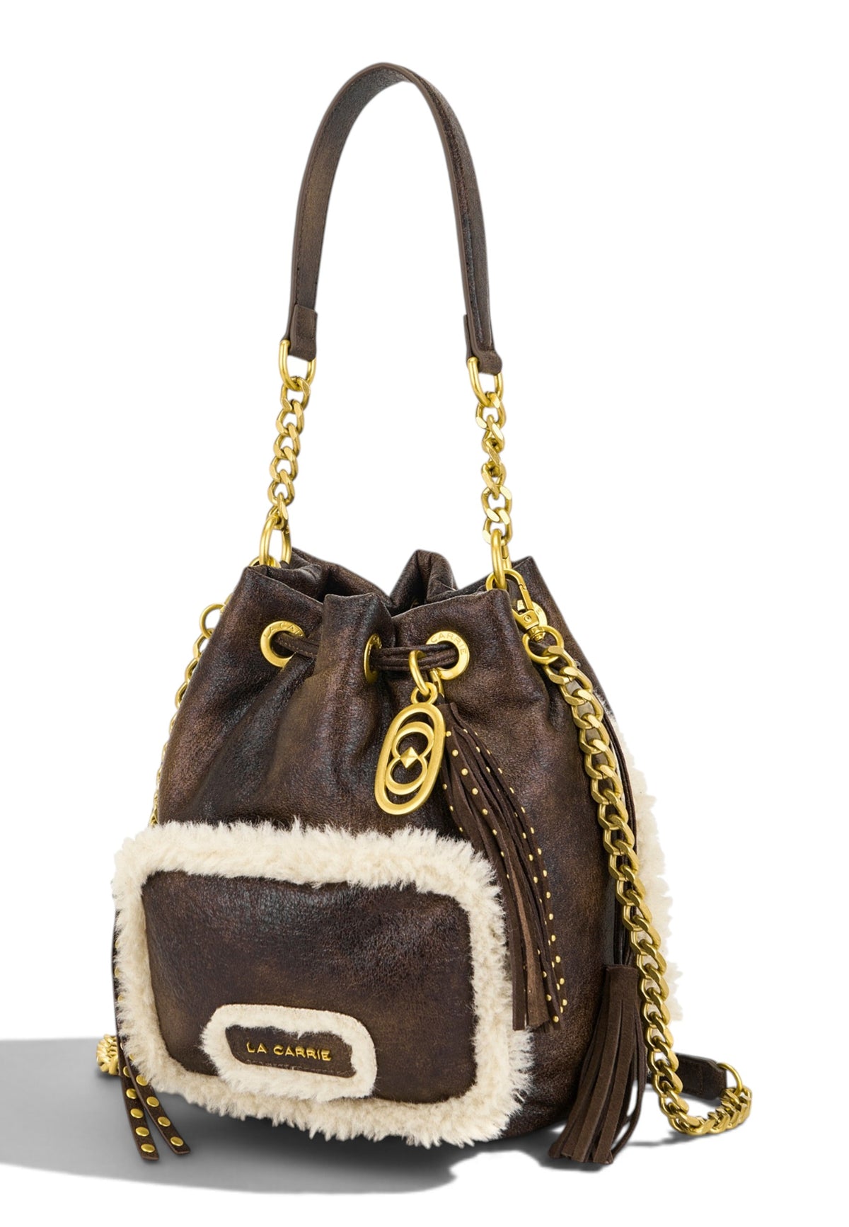 LA CARRIE - Borsa a Secchiello Warmtouch Marrone