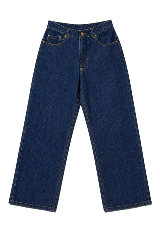 MOTEL - Jeans Mom Fit Blu