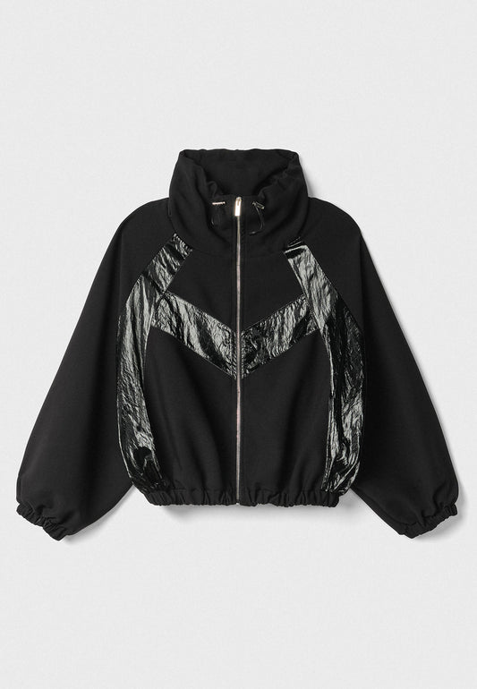 GAELLE - Felpa zippata Nero