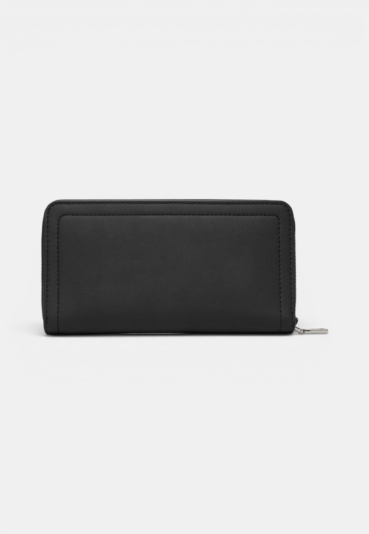 LOVE MOSCHINO - Portafoglio Zip Around Signature Nero