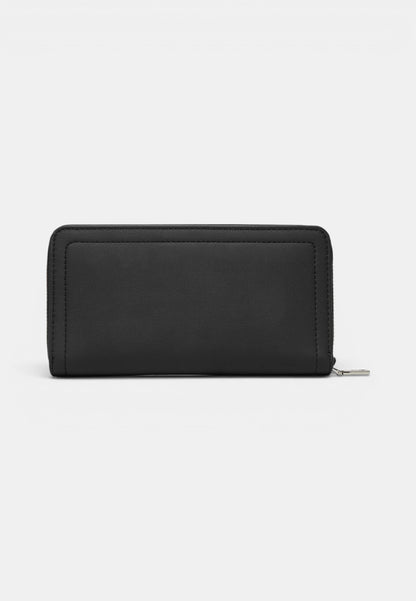 LOVE MOSCHINO - Portafoglio Zip Around Signature Nero