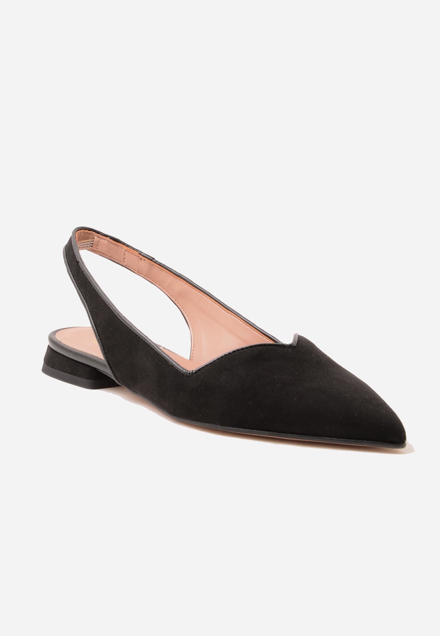 DIVINE FOLLIE - Slingback Camoscio Nero
