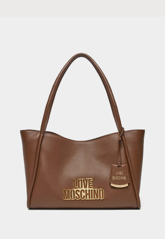 LOVE MOSCHINO - Borsa A Spalla Lettering Moro