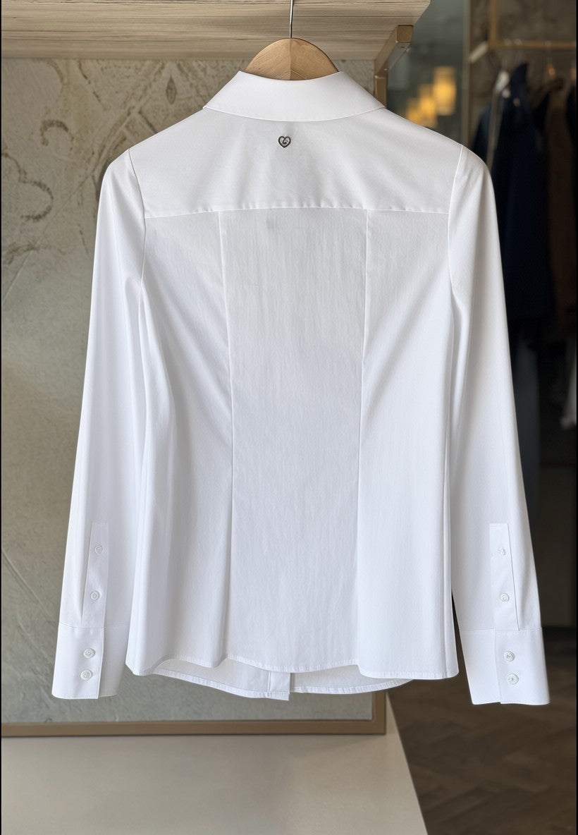 PLEASE - Camicia Slim Bianco