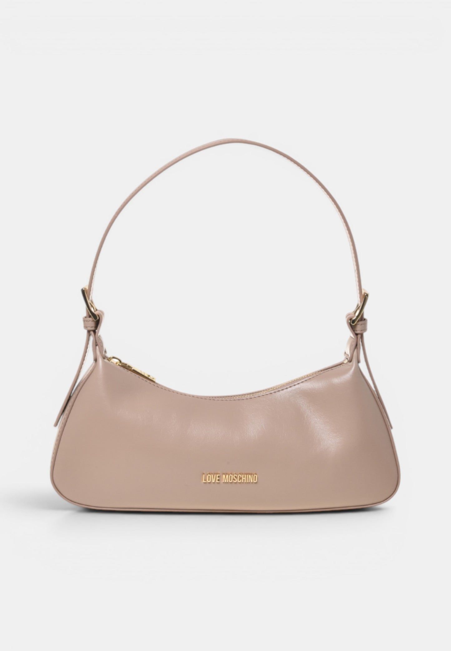 LOVE MOSCHINO - Borsetta A Spalla Logo Brand Taupe