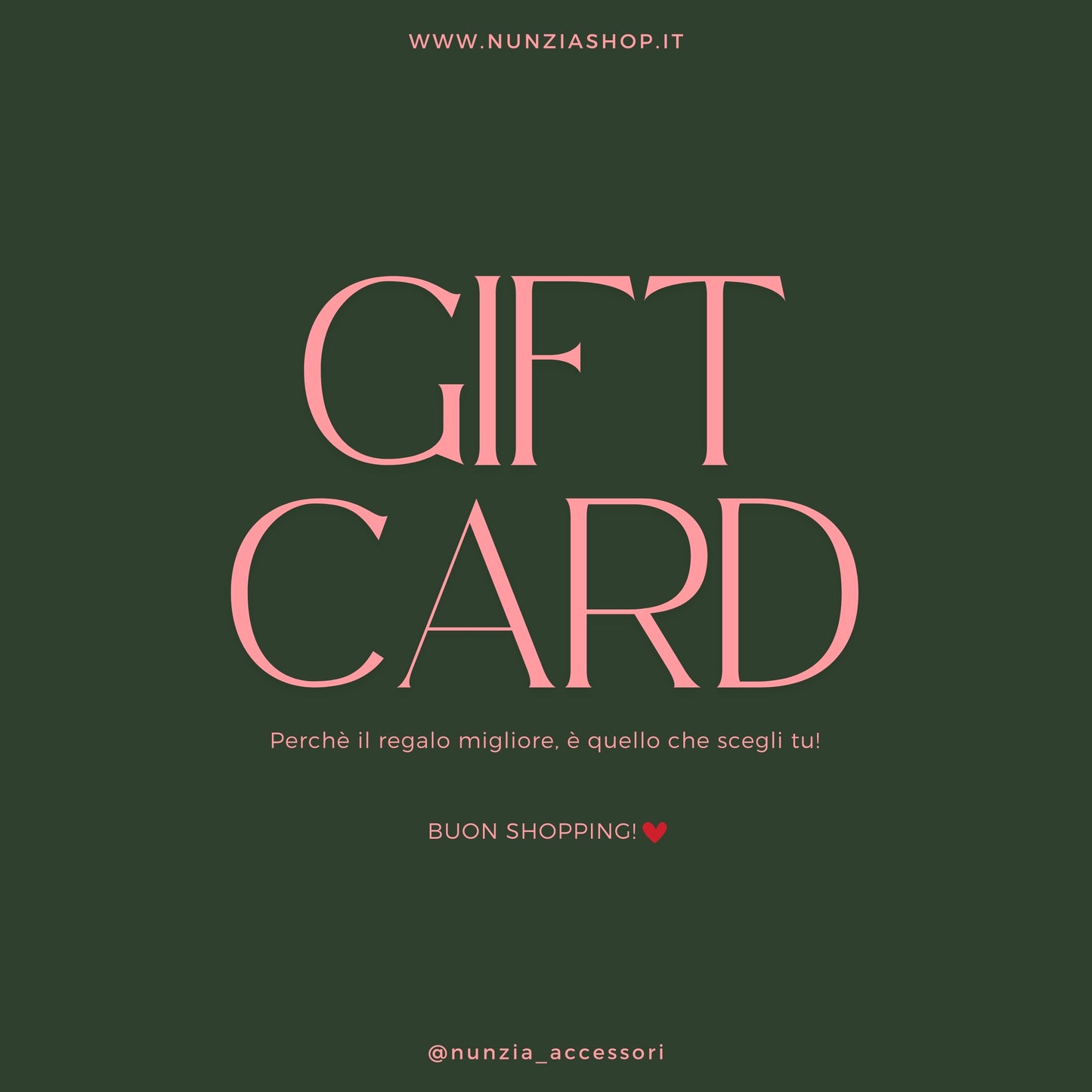 NUNZIA - GIFT CARD 100