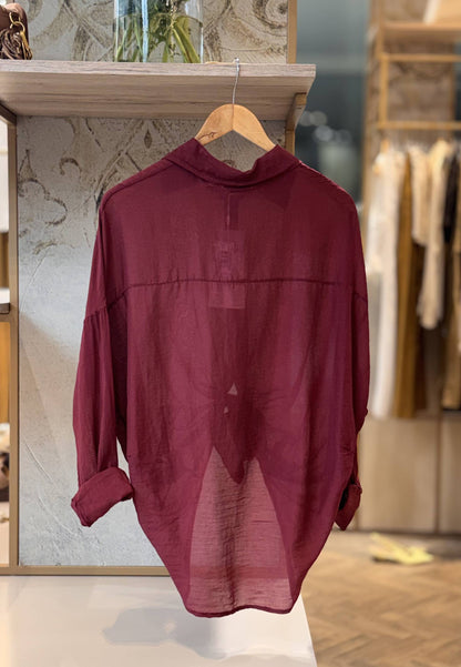 MOTEL - Camicia In Mussola Di Cotone India