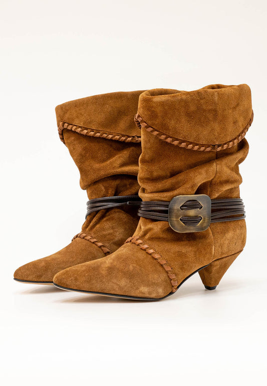 DIVINE FOLLIE - Suede Leather Boot