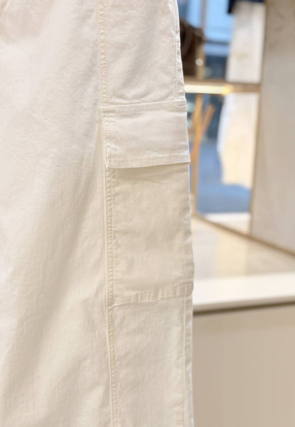 PLEASE - Pantalone Cargo Ballon Bianco