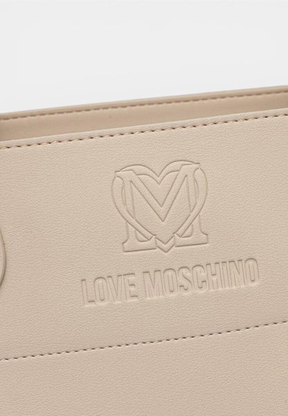 LOVE MOSCHINO - Shopping Bag Love Avorio