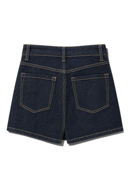 LE STREGHE - Gonna-Pantalone In Denim Scuro